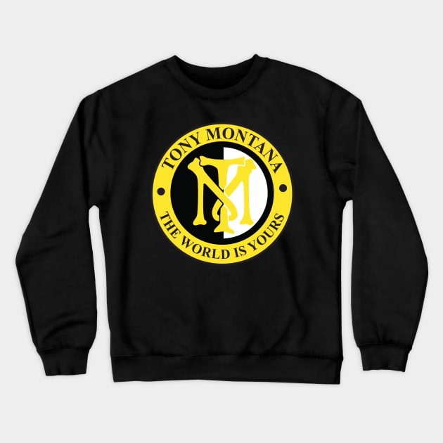 The World is Yours Monogram Crewneck Sweatshirt by Meta Cortex